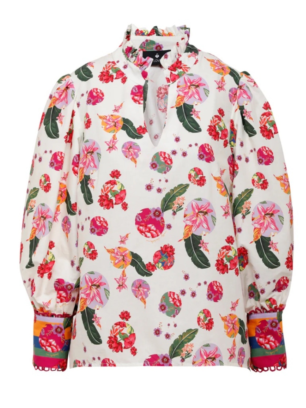 Emily Lovelock Hailey Blouse in Ivory - Picture 2 of 14